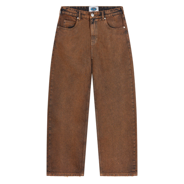 MONRKE | BRAUN GEWASCHENER DENIM